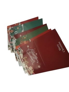 Festive Merry Christmas Blank Cards 6